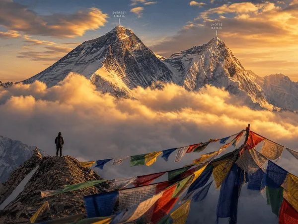 nepal where clouds meets the sky
