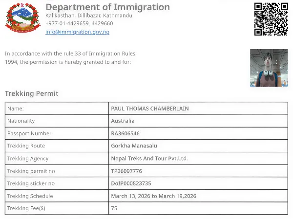 New Rules for Nepal Restricted Area Permit