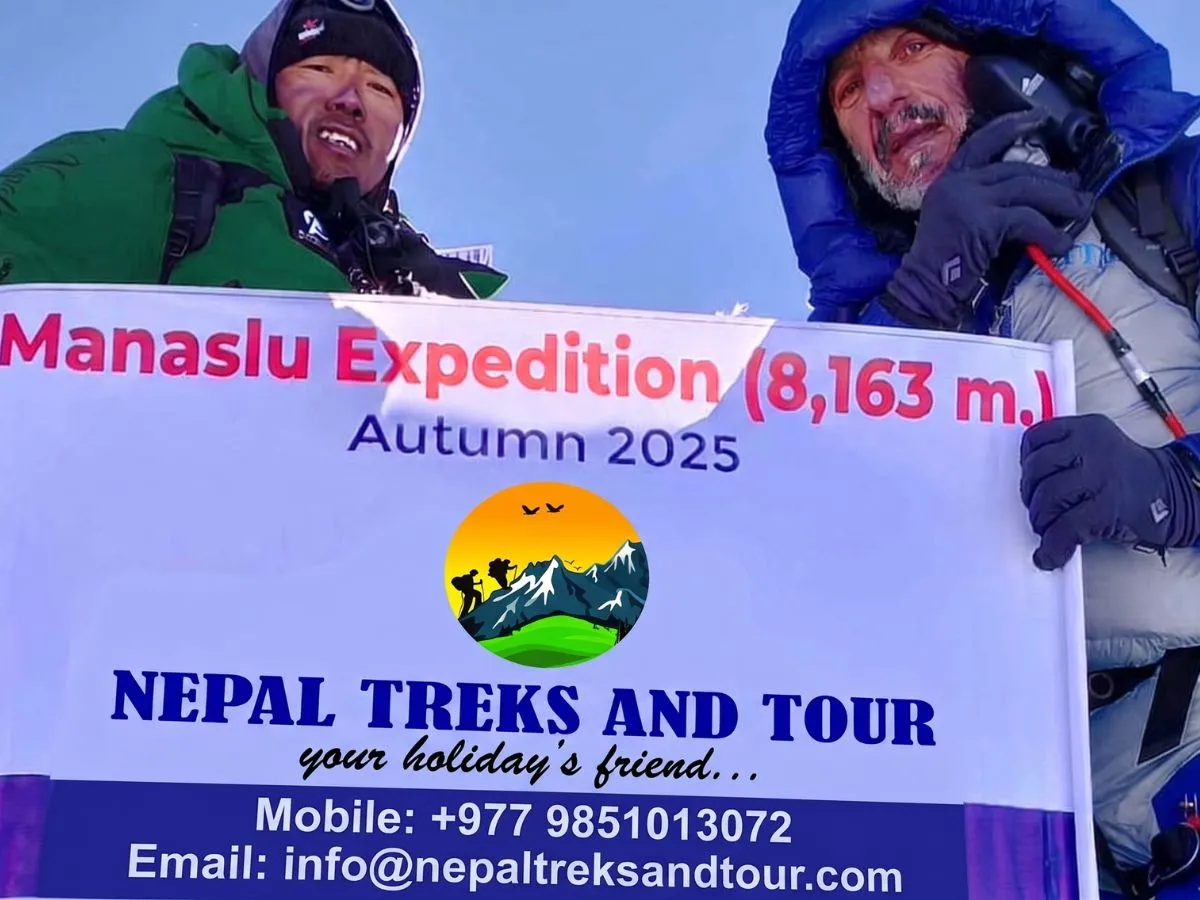 Manaslu summit
