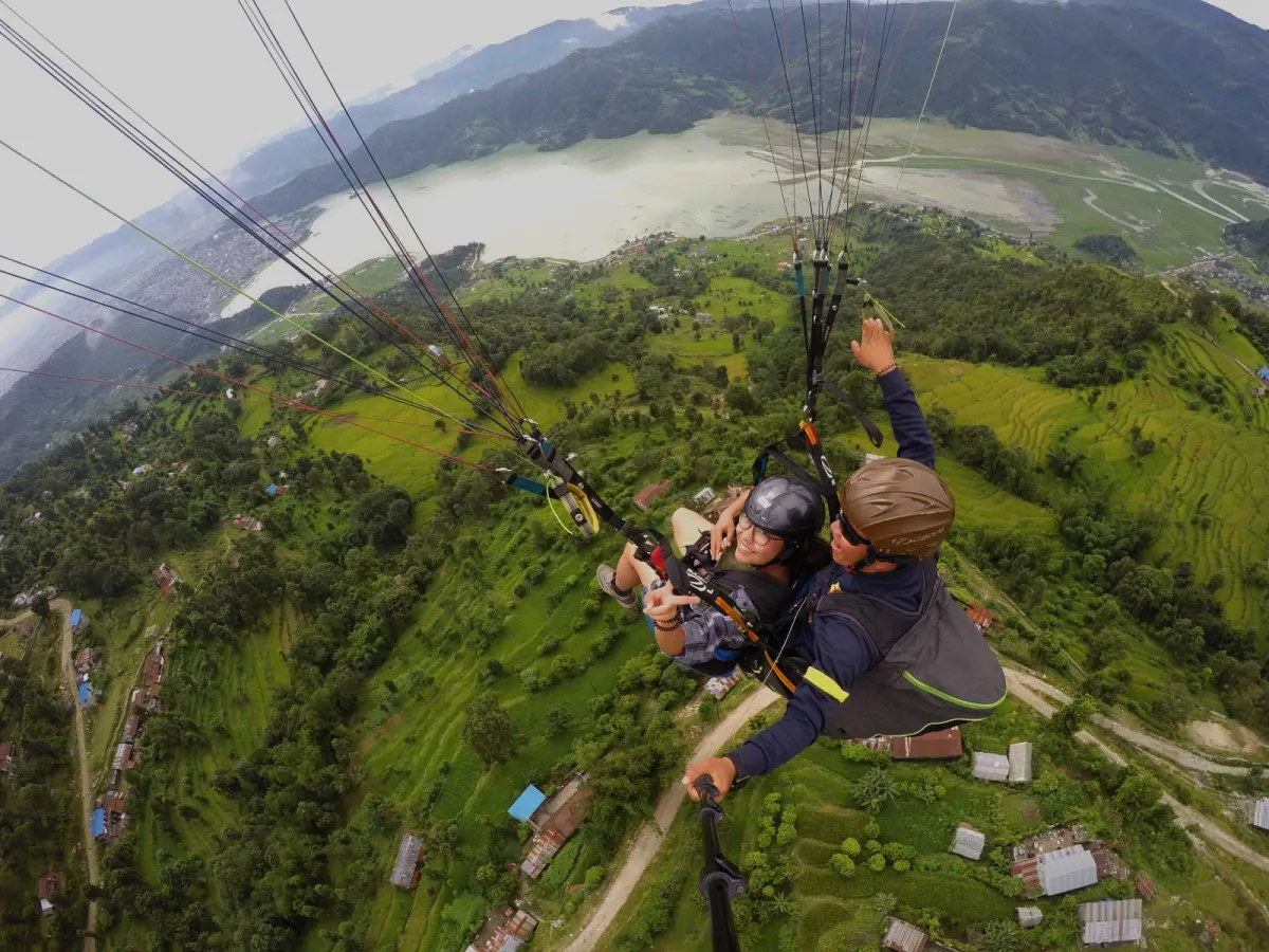 Paragliding in Pokhara