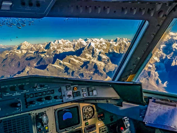 Mountain Flight In Nepal