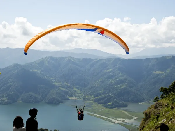 Paragliding In Pokhara Nepal